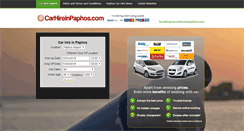 Desktop Screenshot of carhireinpaphos.com