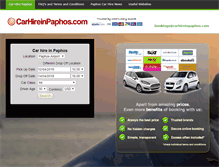 Tablet Screenshot of carhireinpaphos.com